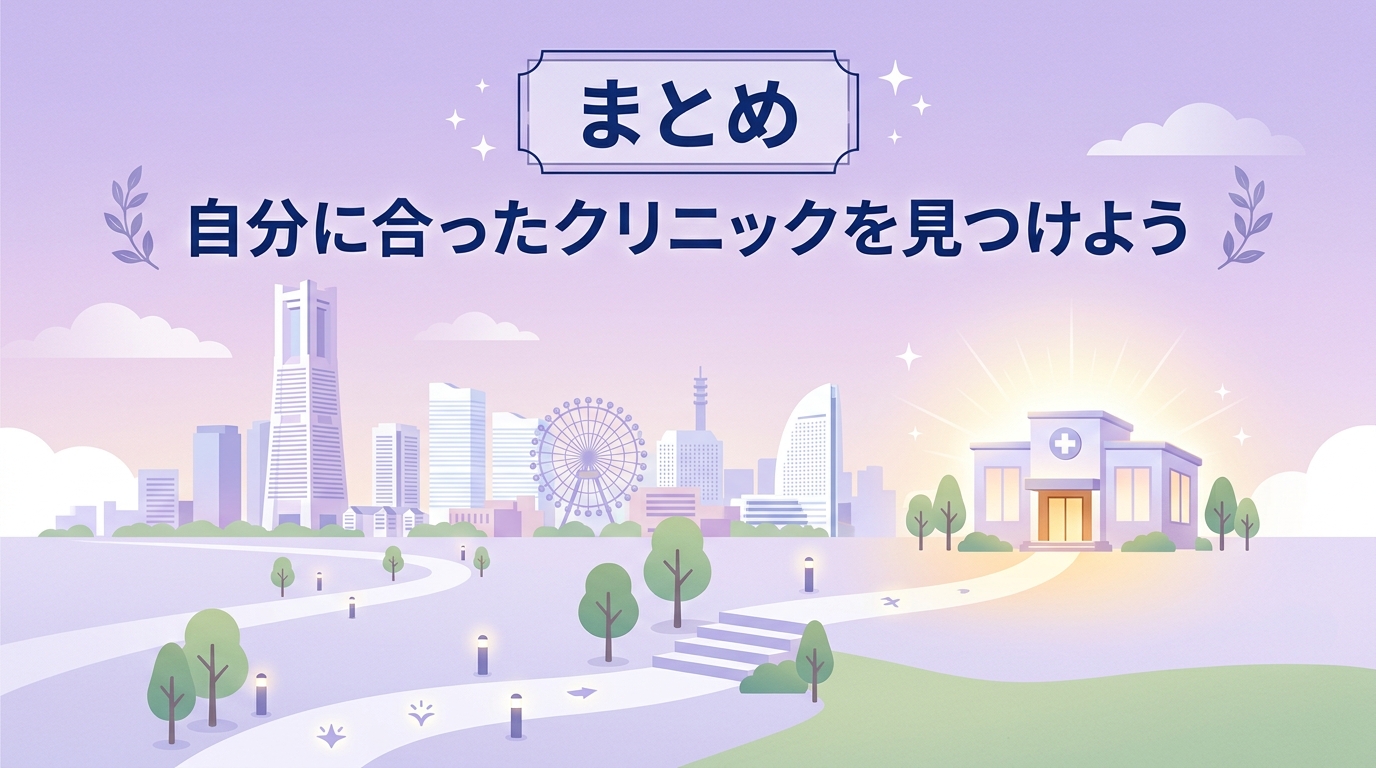 まとめ:自分に合ったクリニックを見つけよう