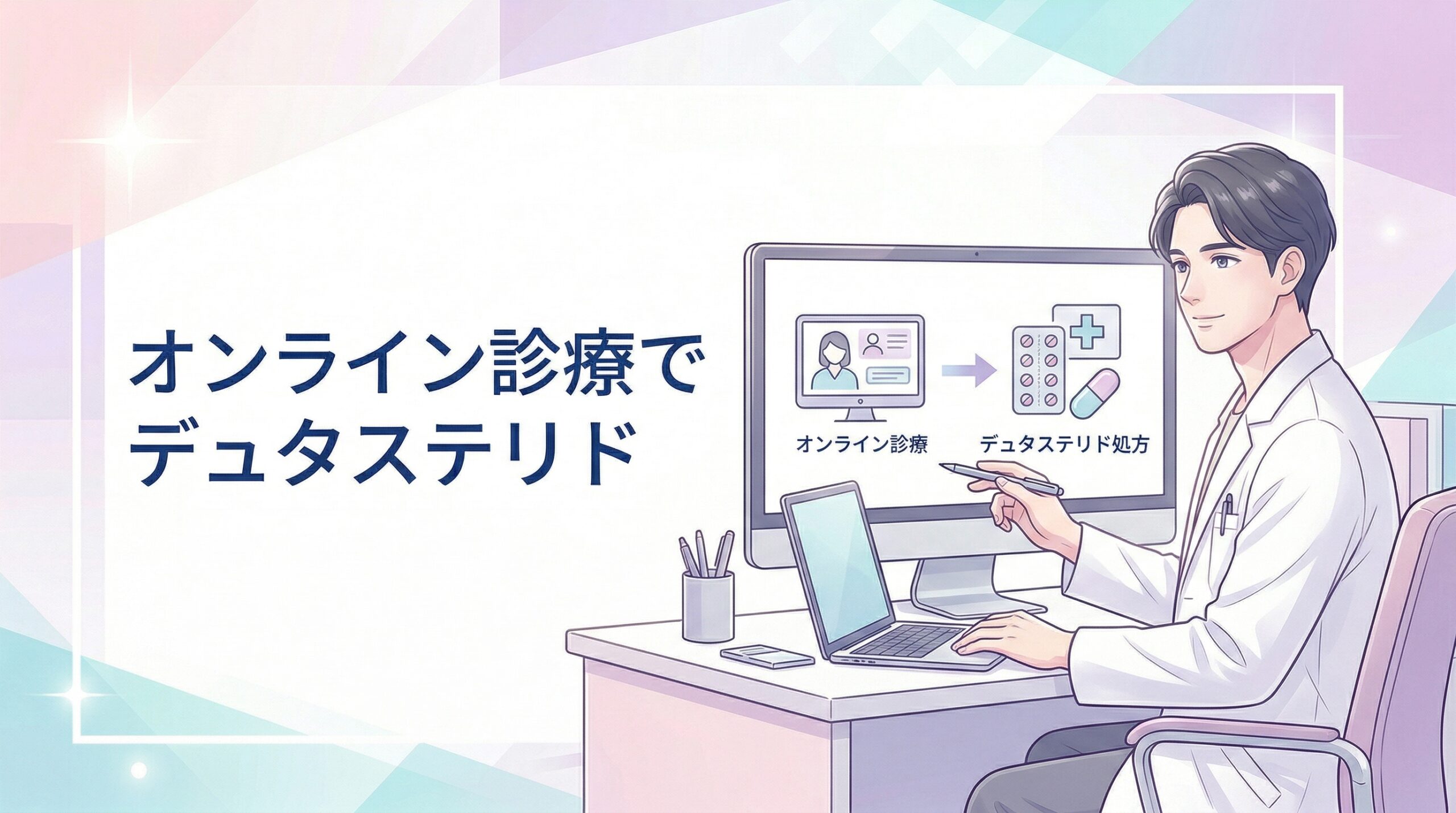 オンライン診療でデュタステリドを処方してもらう流れ