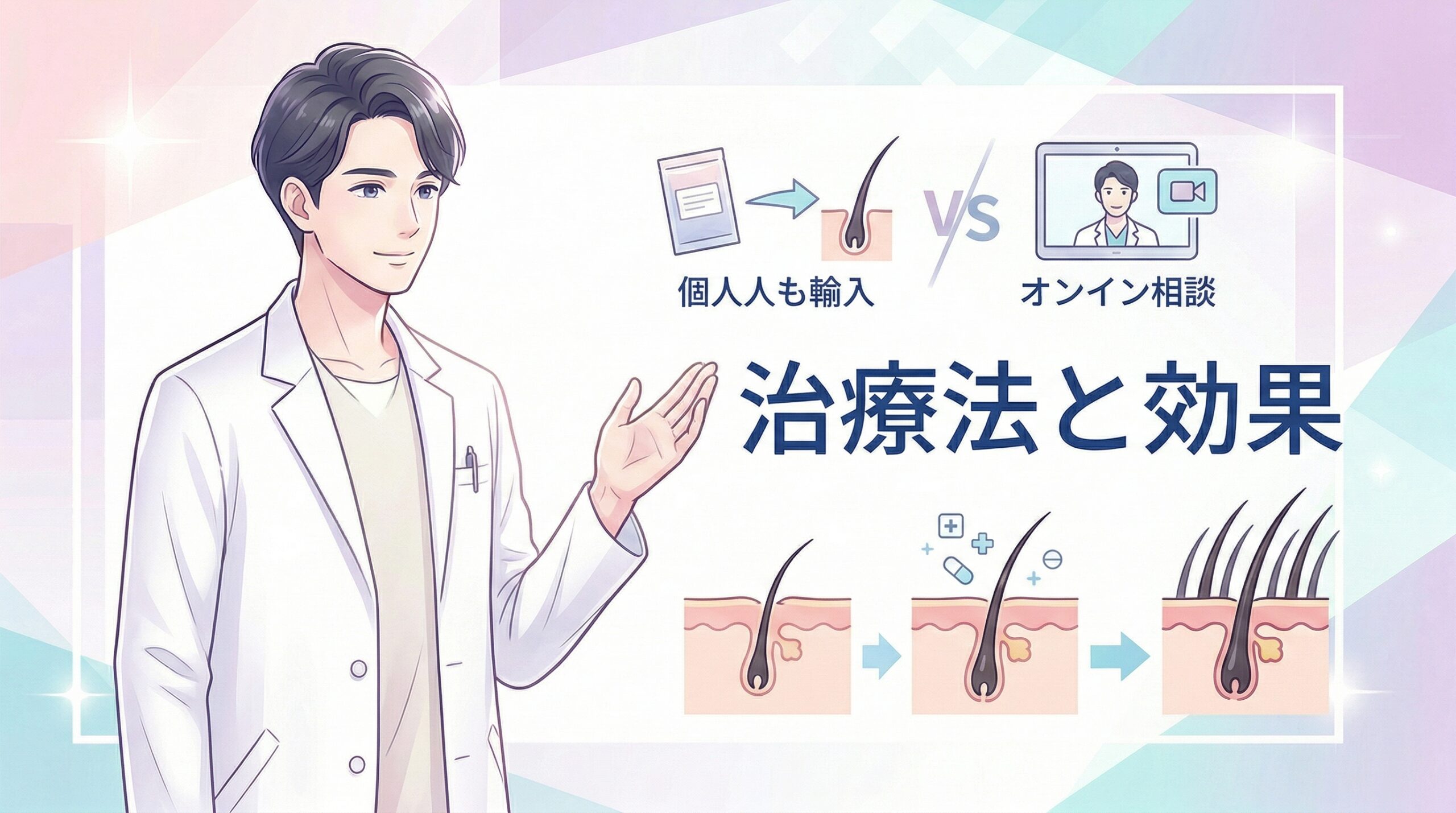 フィナステリドの通販購入方法｜個人輸入とオンライン診療の違い