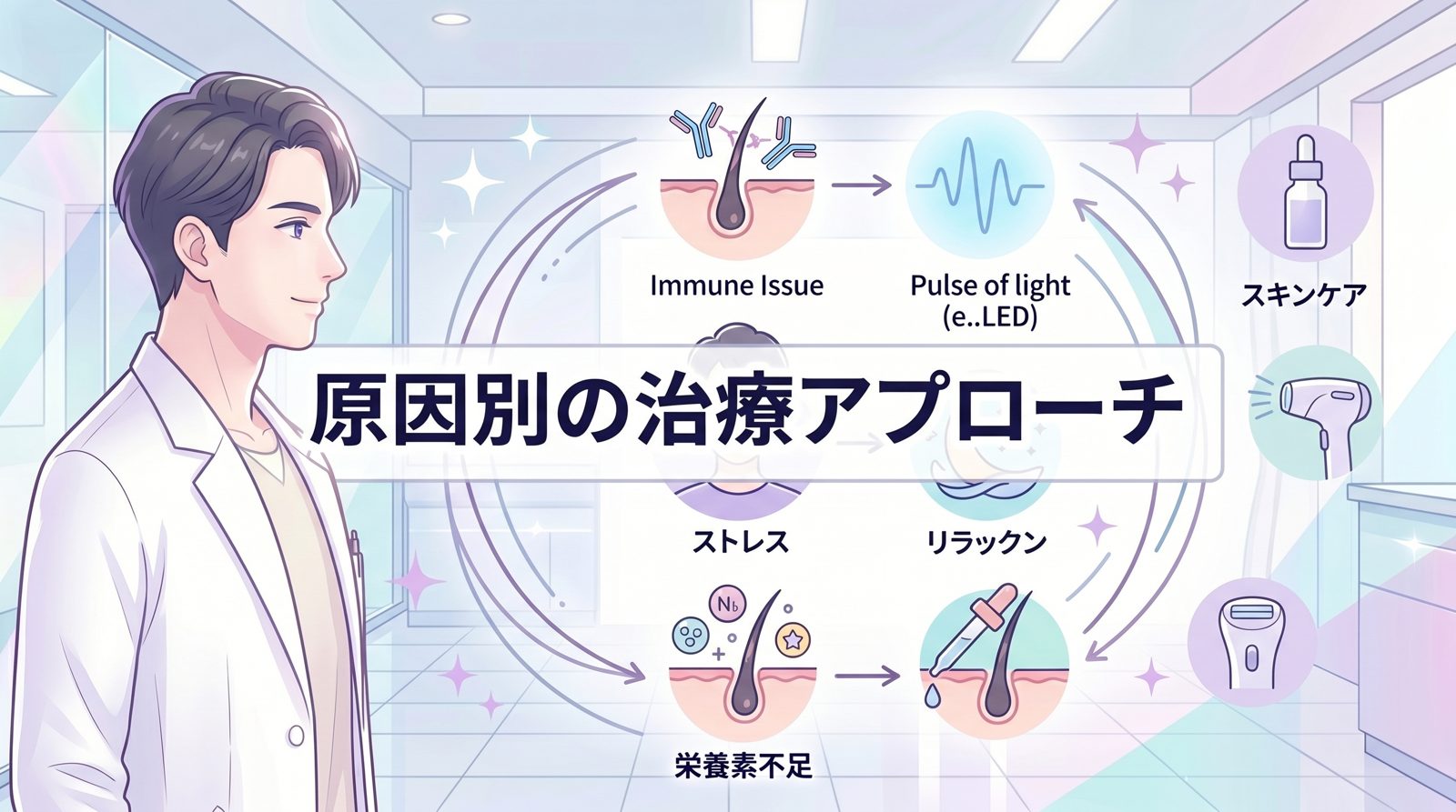 円形脱毛症と合併しやすい疾患