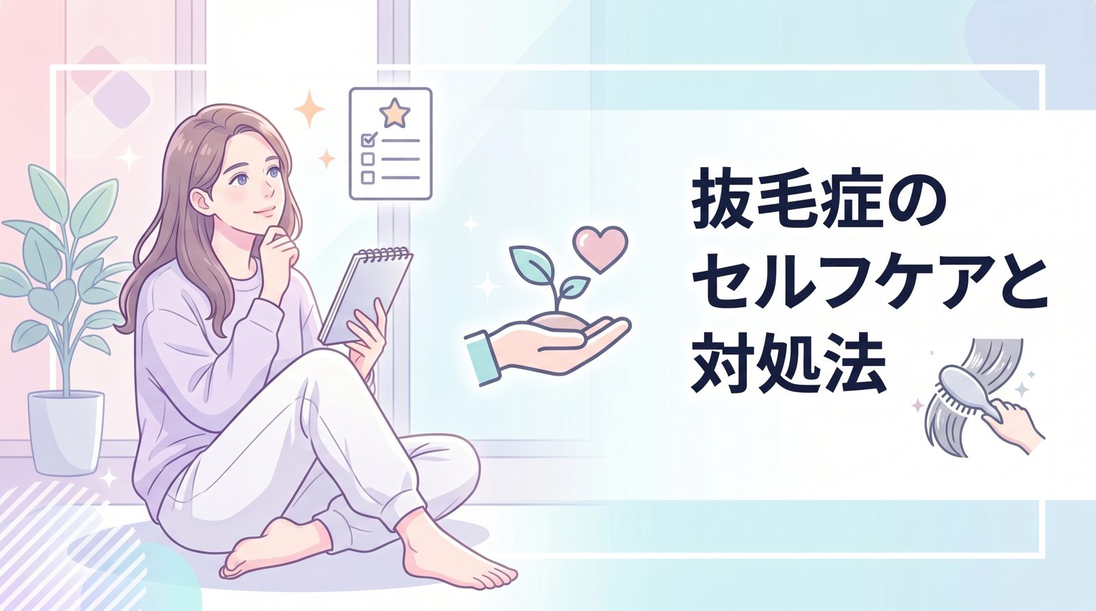 抜毛症のセルフケアと対処法