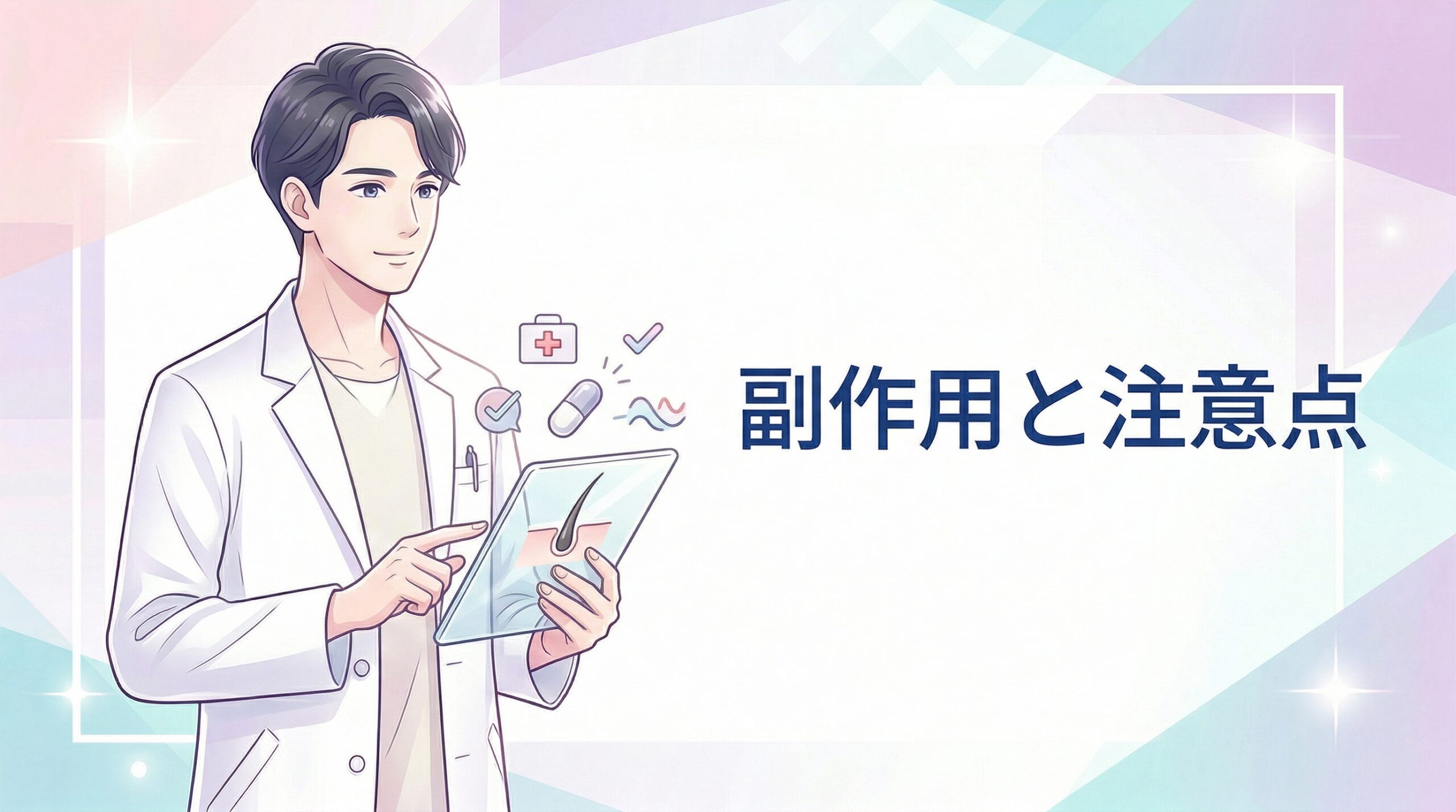 AGA治療の基礎知識|原因・治療法・副作用について