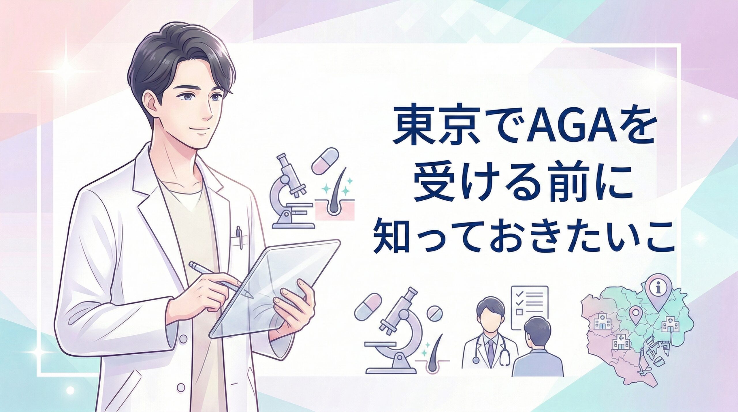 東京でAGA治療を受ける前に知っておきたいこと