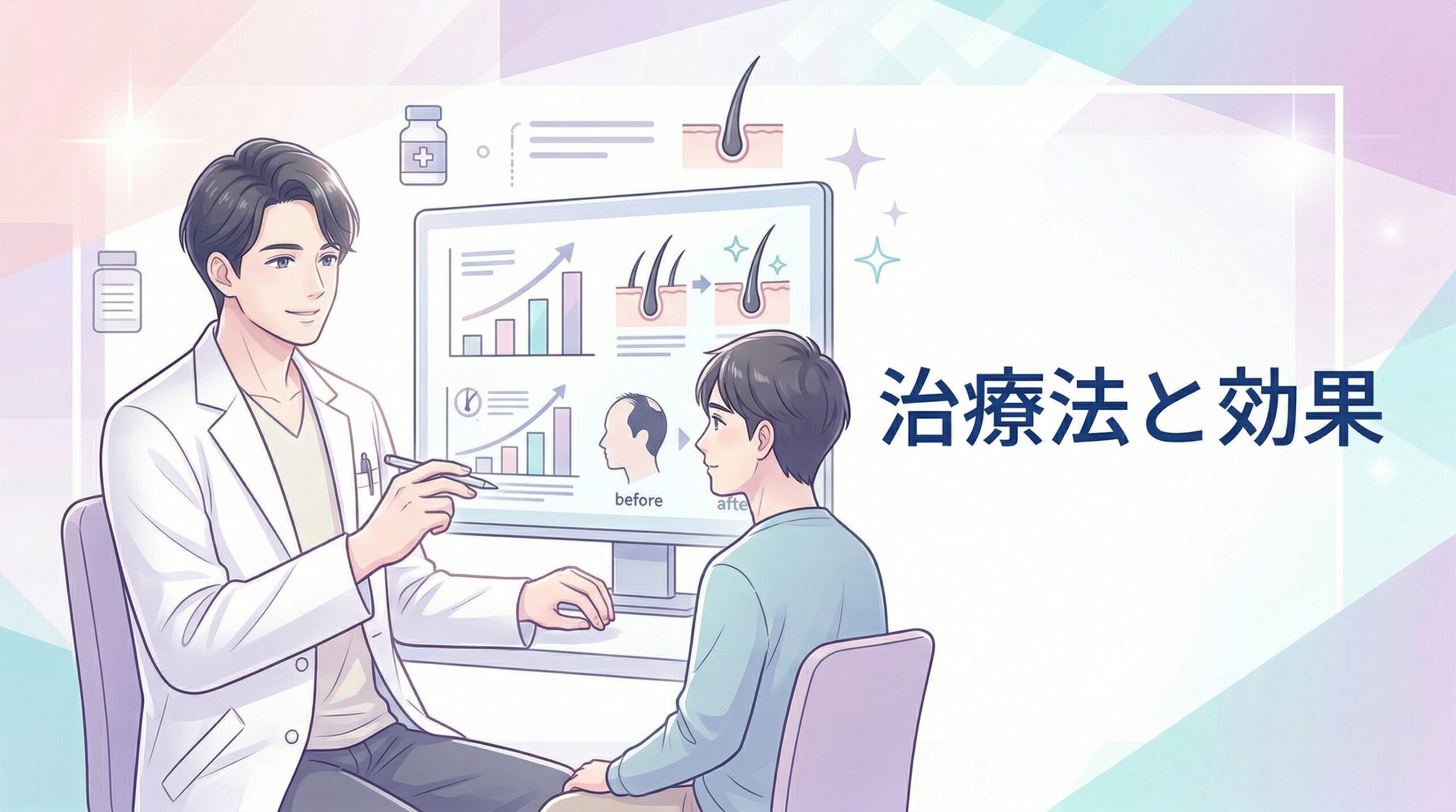 AGA治療の効果が出るまでの期間と継続のコツ