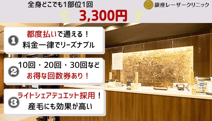 銀座レーザークリニック比較