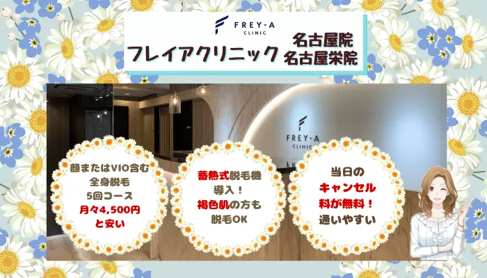 フレイアクリニック名古屋栄比較