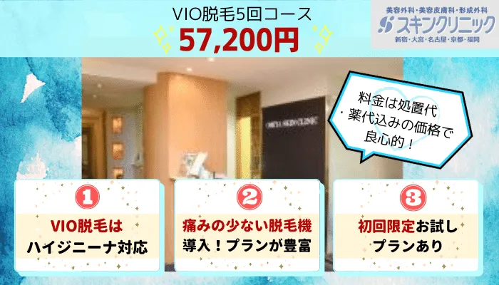 大宮スキンクリニックVIO比較