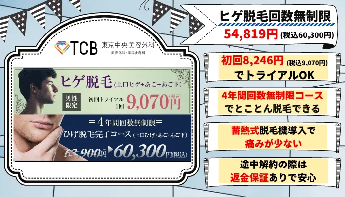 TCB髭脱毛