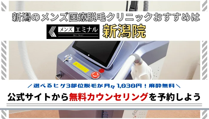 新潟メンズ脱毛まとめ