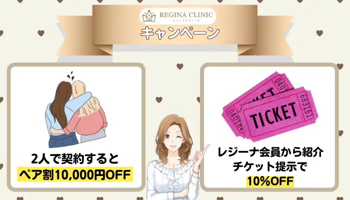 レジーナクリニックキャンペーン