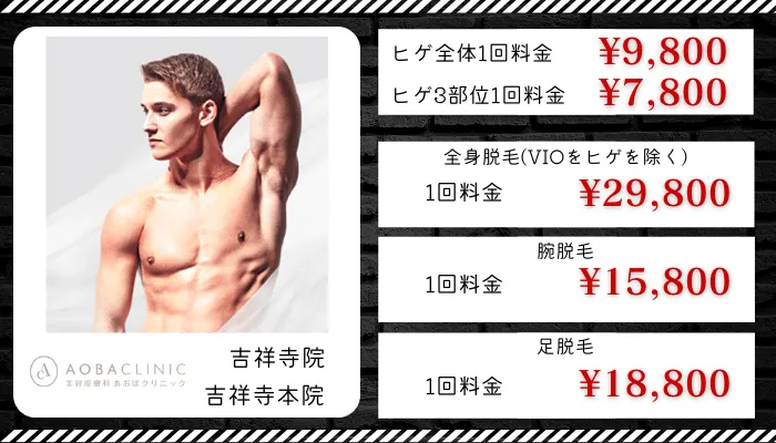 あおばクリニック吉祥寺比較脱毛料金