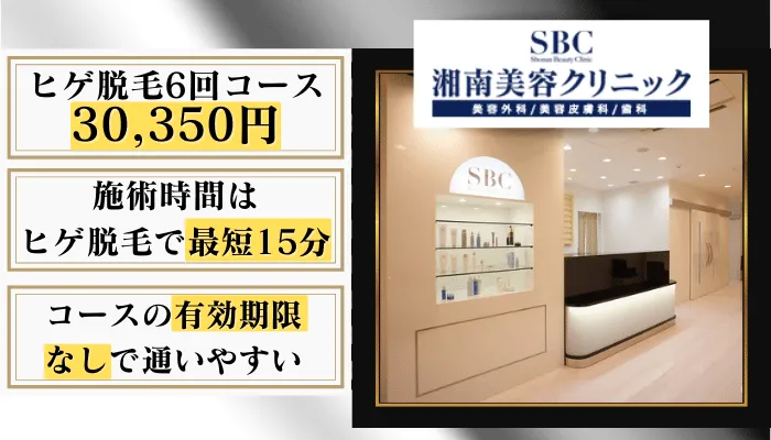 湘南美容クリニックメンズ比較