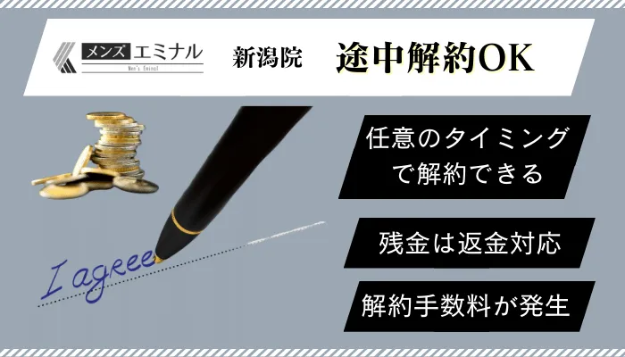 ンズエミナル新潟解約