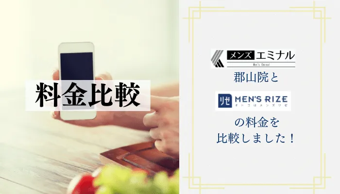 メンズエミナル郡山 郡山にるクリニックと料金を比較