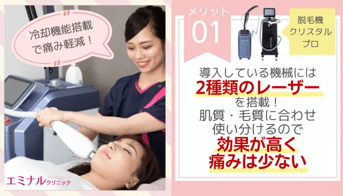 エミナルクリニックメリット1