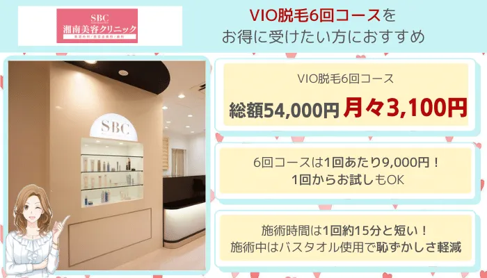 湘南美容クリニックVIO脱毛比較