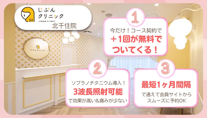 じぶんクリニック北千住全身比較