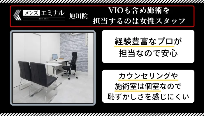 メンズエミナル旭川惜しいポイント1