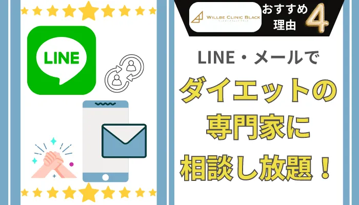 ウィルビークリニックブラック医療痩身おすすめ理由4