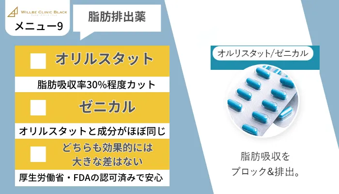ウィルビークリニックブラック医療痩身メニュー9