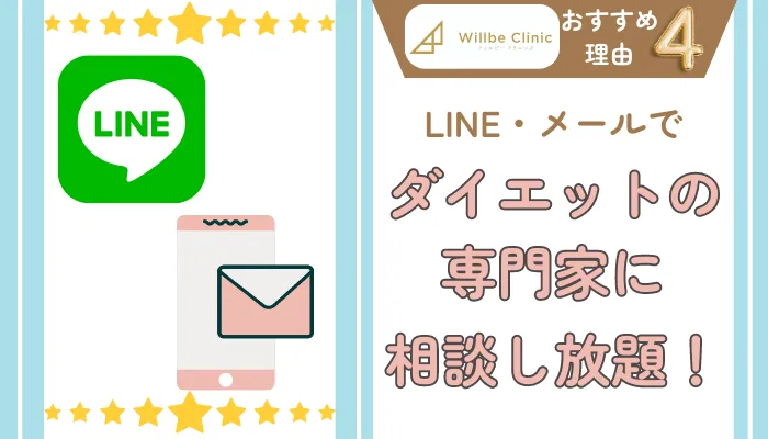 ウィルビークリニック医療ダイエットおすすめ理由4