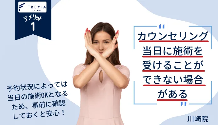 フレイアクリニック川崎デメリット1